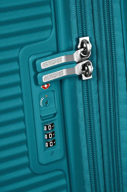SOUNDBOX SPINNER Mittlerer Trolley, erweiterbar JADEGR&Uuml;N - Harte Trolleys