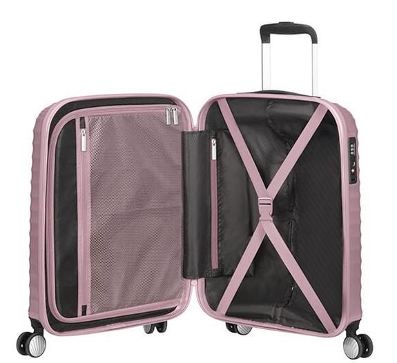 Trolley JETGLAM, Handgep&auml;ck Metallic-Rosa - Handgep&auml;ck
