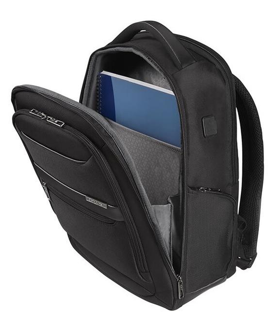 Rucksack VECTURA EVO, 14 "PC-Halterung, mit Easy Pass SCHWARZ - PC-Rucksäcke