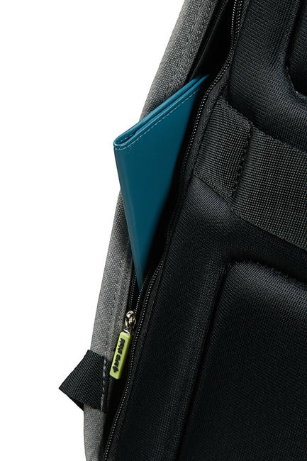 SECURIPAK  Rucksack mit Diebstahlsicherung, 15,6" PC-Halterung grau - PC-Rucksäcke