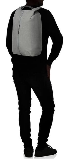 SECURIPAK  Rucksack mit Diebstahlsicherung, 15,6" PC-Halterung grau - PC-Rucksäcke