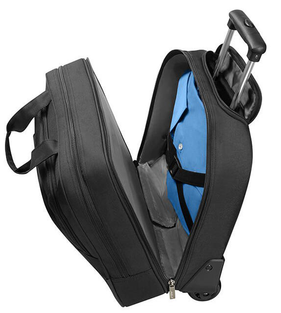 Trolley Pilota AT WORK, Tablet- und PC-Halterung 15,6 " SCHWARZ / ORANGE - Pilotentrolley