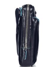 PIQUADRO Bürste BLUE SQUARE, Tablet-Halter, aus Leder Blau - Umhängetaschen Herren - 3