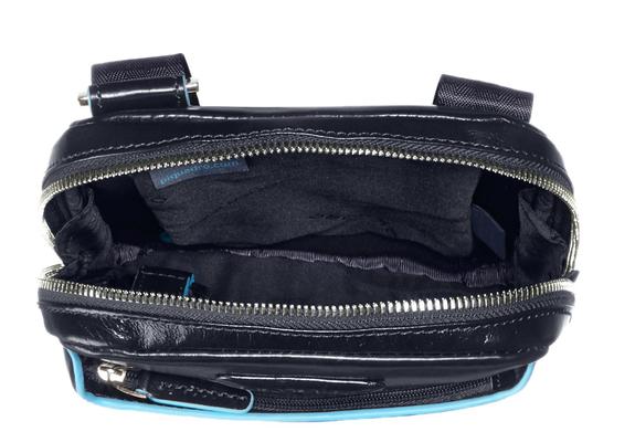 Bürste BLUE SQUARE, Tablet-Halter, aus Leder Blau - Umhängetaschen Herren