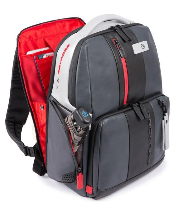 Rucksack URBAN FAST-CHECK, 15,6 "PC-Halterung GRAU - PC-Rucksäcke