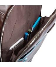 PIQUADRO BLUE SQUARE 15,6 "Laptop-Rucksack MAHAGONI - PC-Rucksäcke - 4