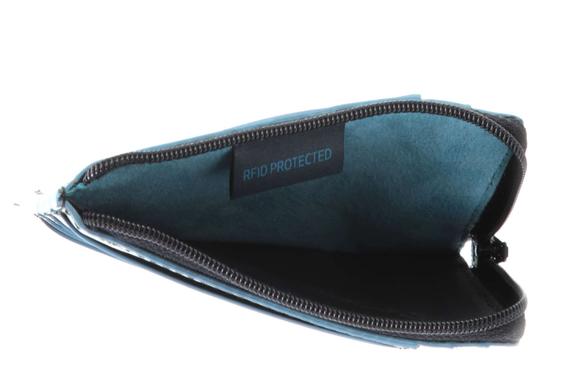 BLUE SQUARE Ledergeldbörse mit RFID Schwarz - Brieftaschen Herren