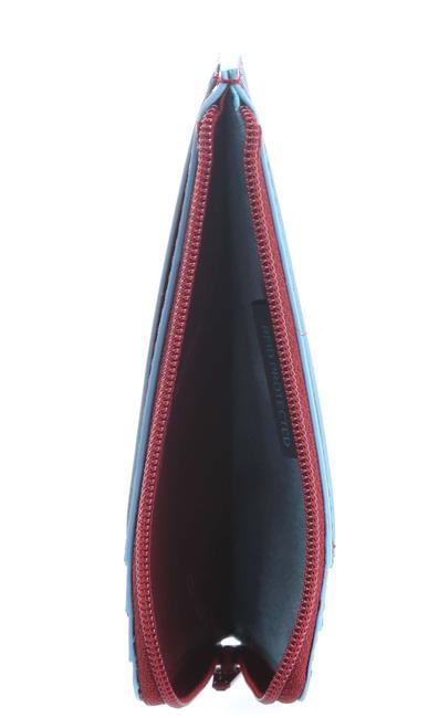 BLUE SQUARE Ledergeldbörse mit RFID ROT - Brieftaschen Herren