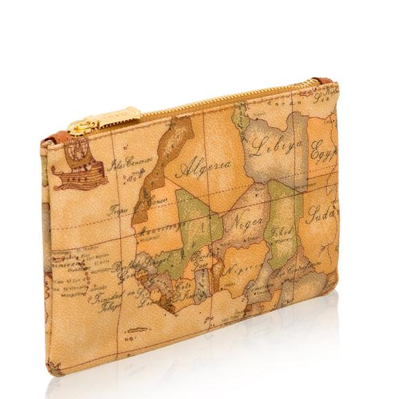 Geo Flache Clutch NATÜRLICH - Damentaschen