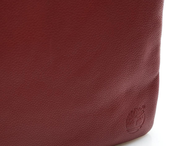  Clutch mit Manschette, aus Leder ROT - Damentaschen