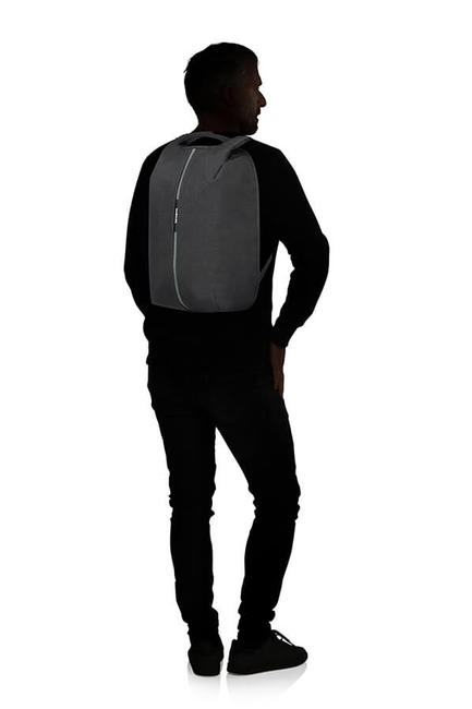 SECURIPAK  Rucksack mit Diebstahlsicherung, 15,6" PC-Halterung SCHWARZER STAHL - PC-Rucksäcke