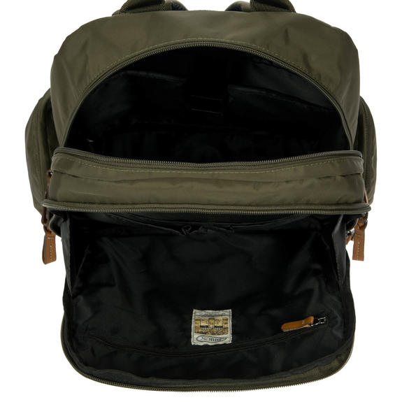 Zaino X TRAVEL BUSINESS, 15 "PC-Halterung Olive - PC-Rucksäcke