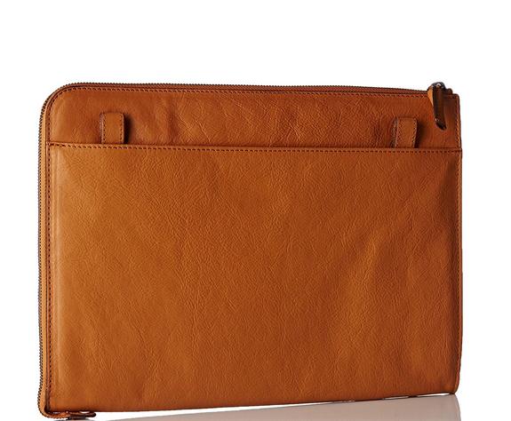 Custodia porta iPad PIKE, aus Leder, mit Schulterriemen LEDER - Tablettmappe &amp; Organizer