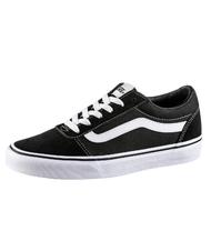 VANS Sneakers Basse WARD, aus Wildleder und Canvas SCHWARZ-WEISS - Damenschuhe - 2