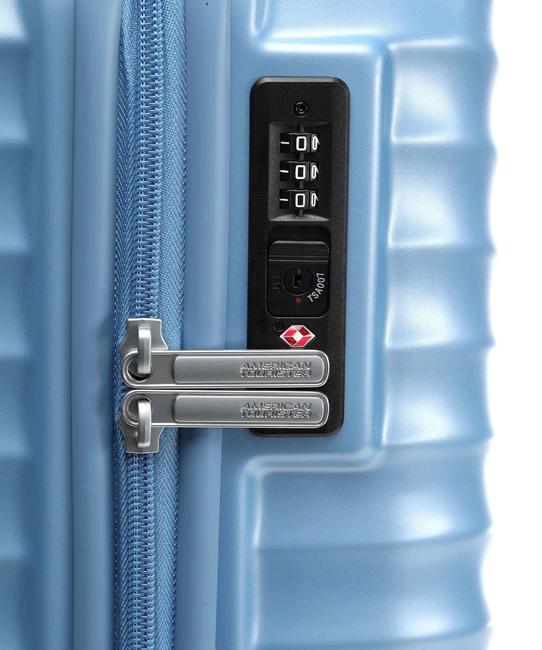 Trolley JETGLAM, Handgep&auml;ck METALLISCHES PULVER BLAU - Handgep&auml;ck