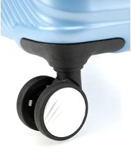 AMERICAN TOURISTER Trolley JETGLAM-Linie, mittlere Gr&ouml;&szlig;e, erweiterbar METALLISCHES PULVER BLAU - Harte Trolleys - 9