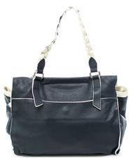 TOSCA BLU Delacroix Einkaufstasche aus strukturiertem Leder Blau - Damentaschen - 3