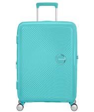 AMERICAN TOURISTER SOUNDBOX SPINNER Mittlerer Trolley, erweiterbar POOLSIDE BLAU - Harte Trolleys - 3