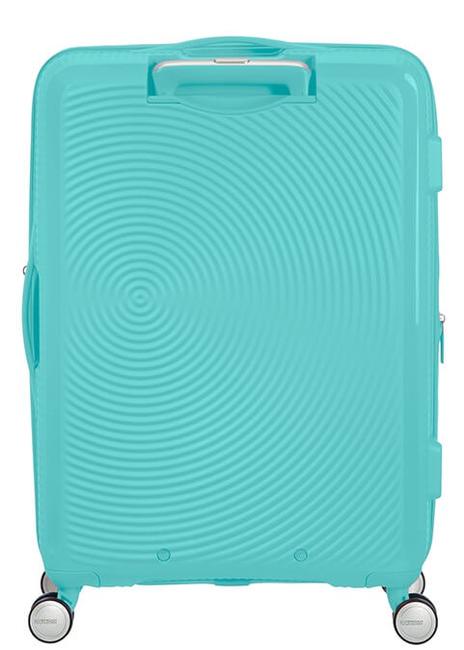 SOUNDBOX SPINNER Mittlerer Trolley, erweiterbar POOLSIDE BLAU - Harte Trolleys