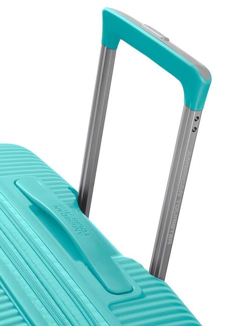 SOUNDBOX SPINNER Mittlerer Trolley, erweiterbar POOLSIDE BLAU - Harte Trolleys