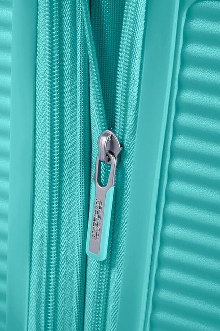 SOUNDBOX SPINNER Mittlerer Trolley, erweiterbar POOLSIDE BLAU - Harte Trolleys