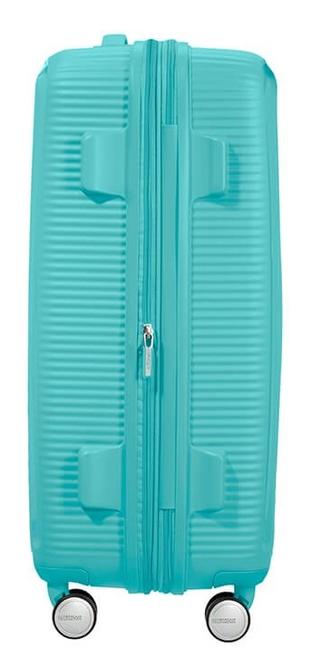 SOUNDBOX SPINNER Mittlerer Trolley, erweiterbar POOLSIDE BLAU - Harte Trolleys