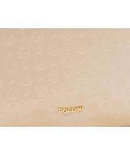 POLLINI Embossed Heritage Vernice Kuppeltasche von Hand, mit Schultergurt Nackt - Damentaschen - 4