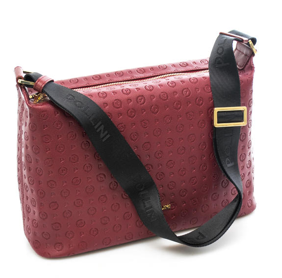 Heritage Embossed Schultertasche Burgund - Damentaschen