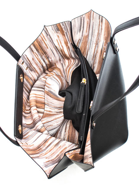 Begonia Schultertasche Schwarz - Damentaschen