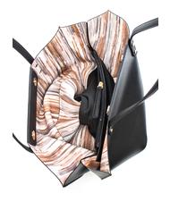 TOSCA BLU Begonia Schultertasche Schwarz - Damentaschen - 4