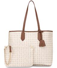 POLLINI Heritage Classic Schulter-Shopper elfenbein / braun - Damentaschen - 2