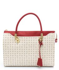 POLLINI Heritage Classic Handshopper, mit Schulterriemen elfenbein / lack - Damentaschen - 3