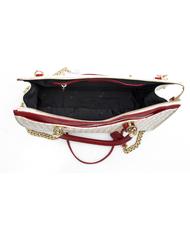 POLLINI Heritage Classic Handshopper, mit Schulterriemen elfenbein / lack - Damentaschen - 5