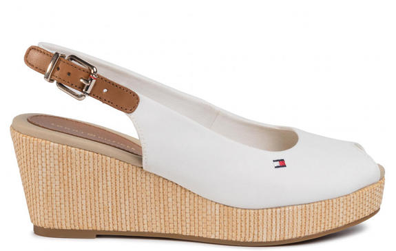 ELBA Keilsandalen Elfenbein - Damenschuhe