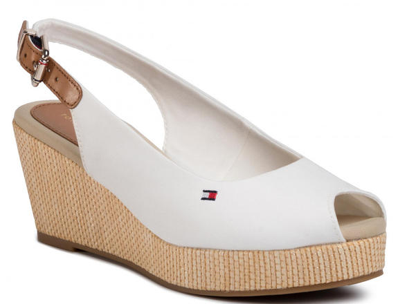ELBA Keilsandalen Elfenbein - Damenschuhe