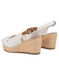 TOMMY HILFIGER ELBA Keilsandalen Elfenbein - Damenschuhe - 5