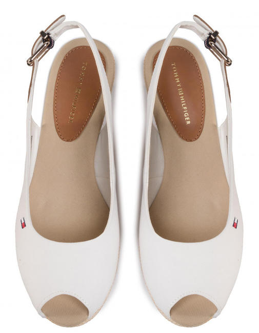 ELBA Keilsandalen Elfenbein - Damenschuhe