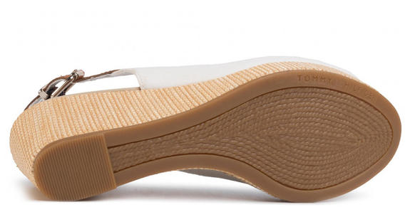 ELBA Keilsandalen Elfenbein - Damenschuhe