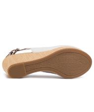 TOMMY HILFIGER ELBA Keilsandalen Elfenbein - Damenschuhe - 7