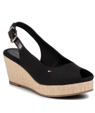 TOMMY HILFIGER ELBA Keilsandalen SCHWARZ - Damenschuhe - 2