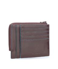 PIQUADRO BLUE SQUARE Ledergeldbörse mit RFID MAHAGONI - Brieftaschen Herren - 2