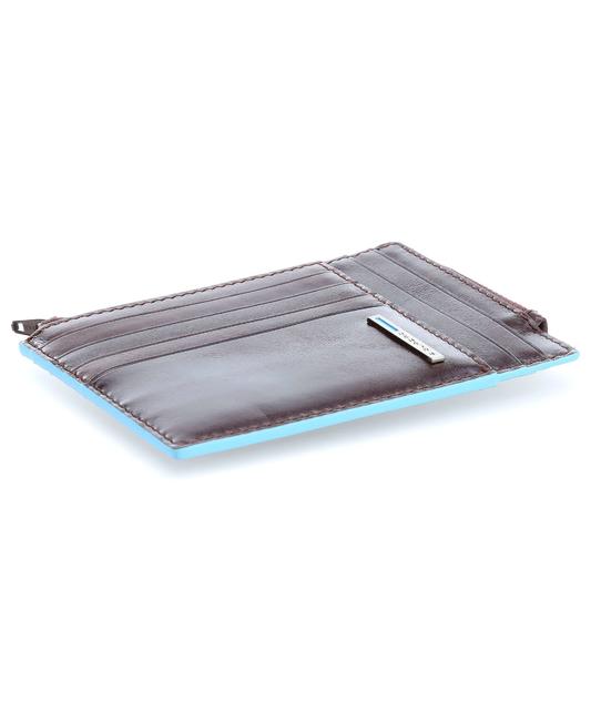 BLUE SQUARE Ledergeldbörse mit RFID MAHAGONI - Brieftaschen Herren