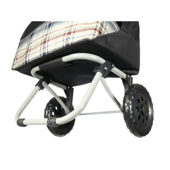 Einkaufswagen  Medium Bis zu 15 kg Zuladung Schwarz - Einkaufswagen