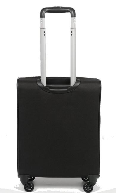 Trolley THUNDER, Handgep&auml;ck, erweiterbar SCHWARZ - Handgep&auml;ck