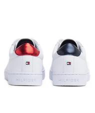 TOMMY HILFIGER  ESSENTIAL CUPSOLE Sneakers aus Leder RWB - Damenschuhe - 4