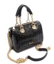 POLLINI  HERITAGE VERNICE Mini-Trunk mit Schultergurt Schwarz - Damentaschen - 2