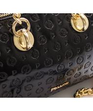 POLLINI  HERITAGE VERNICE Mini-Trunk mit Schultergurt Schwarz - Damentaschen - 4