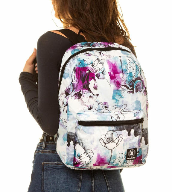 Rucksack PIGHEVOLE PACK Printed backpack FARBE UND BLUME - Rucks&auml;cke f&uuml;r Schule &amp; Freizeit
