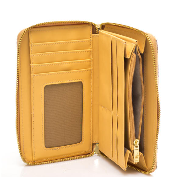 DE CE NU? RIGATO Geldb&ouml;rse mit M&uuml;nzfach gestreift beige - Brieftaschen Damen