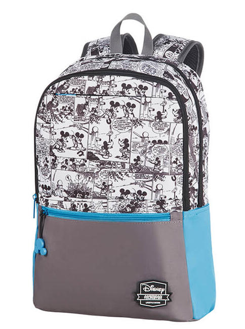  URBAN GROOVE 13 "Laptop-Rucksack MICKEY-COMICS BLAU - Rucks&auml;cke f&uuml;r Schule &amp; Freizeit